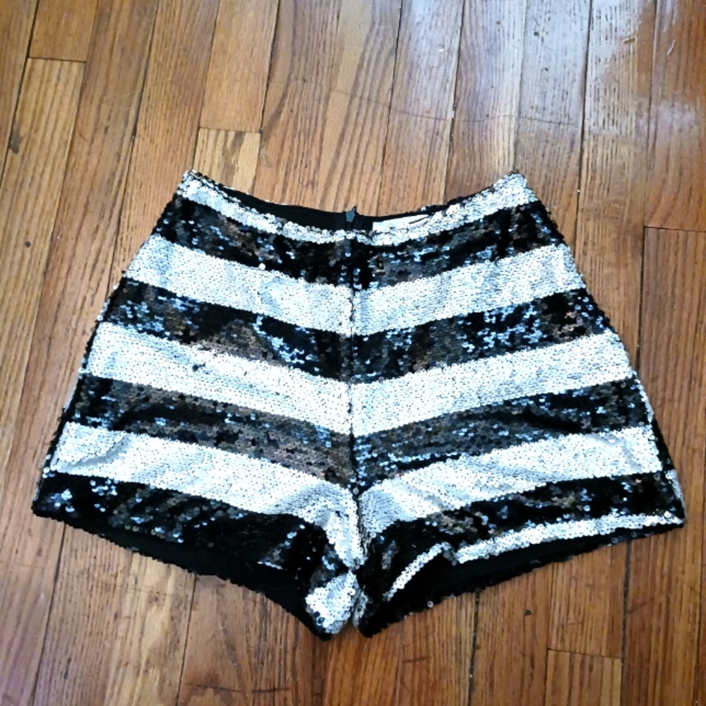 Sequin shorts size sm